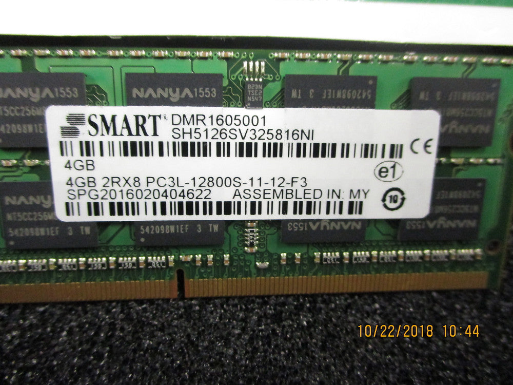 SH5126SV325816NI Smart Modular "512Mx64 (4GB), DDR3, 204-Pin BRAND NEW!