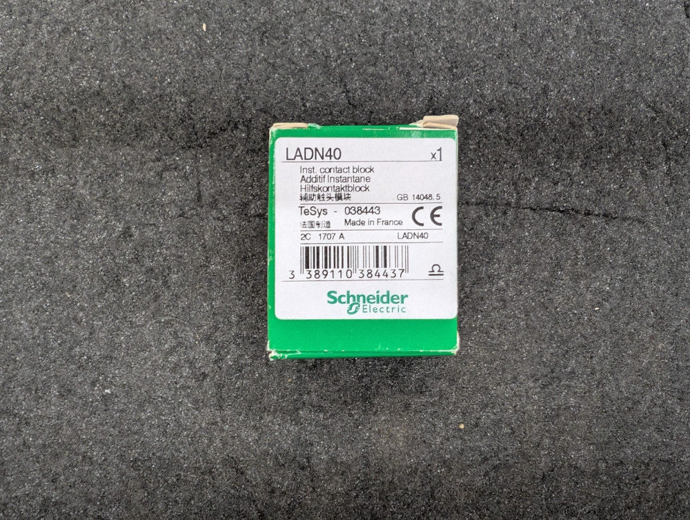 New, Schneider Electric, LADN40, TESYS AUXILIARY CONTACTS BLOCK - Lot of 2pcs
