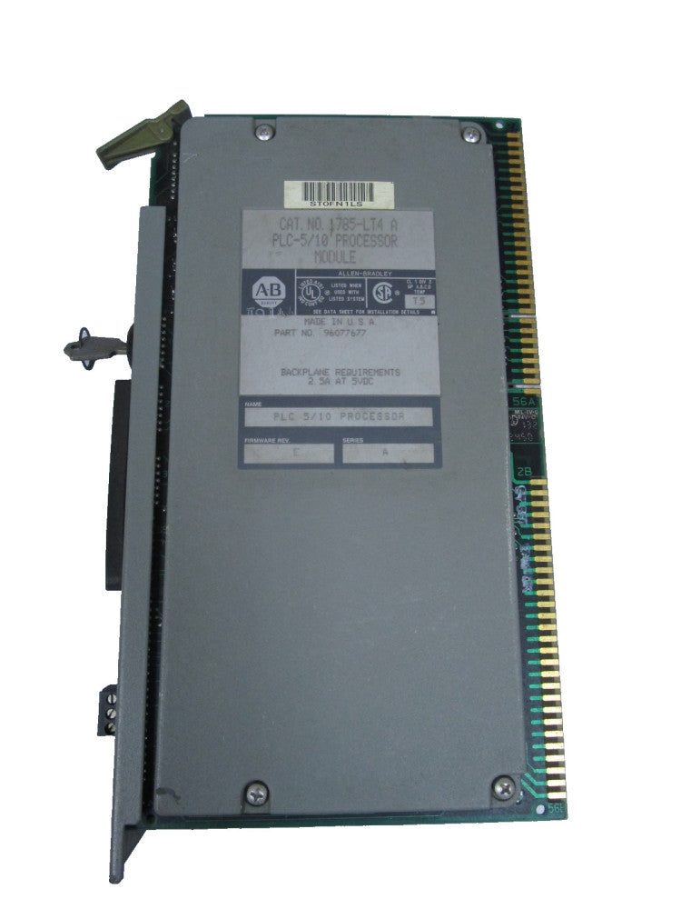 Allen Bradley 1785-LT4 Series A Processor Module F/W E 1785-LT4/A w/Key