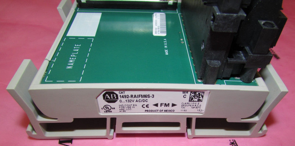 ALLEN BRADLEY 1492 RAIFM65 3 0-132 VAC VDC 6 Channel Analog Interface Module