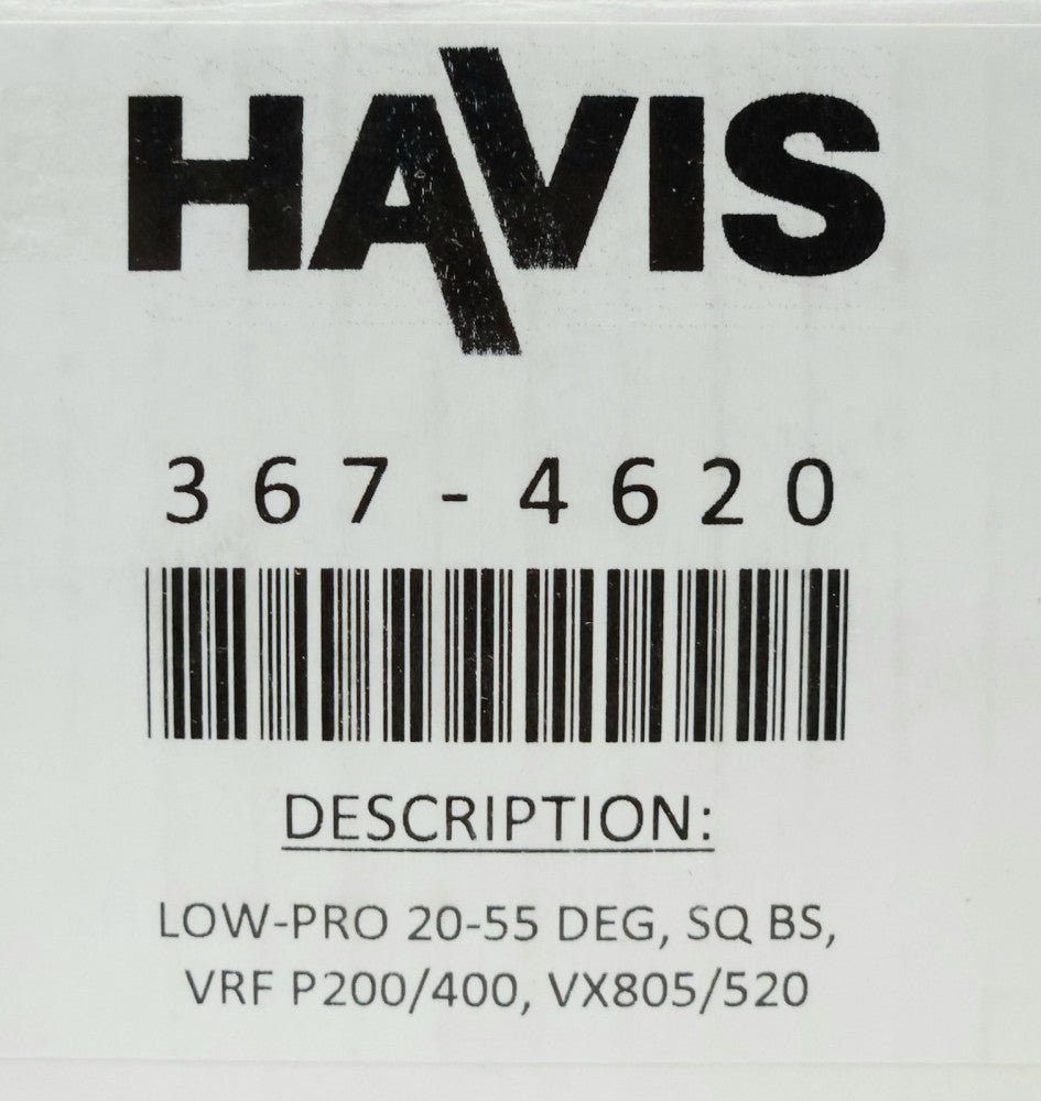 HAVIS 367 4620 LOW PRO Square Base Metal Stand 20-55 Degree Swivel P200/400
