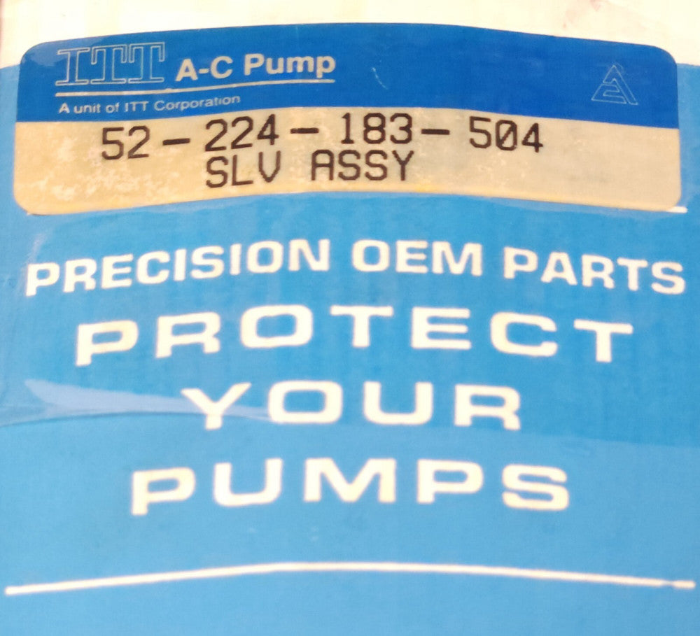 ITT BELL&GOSSETT 52 224 183 504 A-C Pump Sleeve Assembly OEM e-HSC Shaft Sleeve