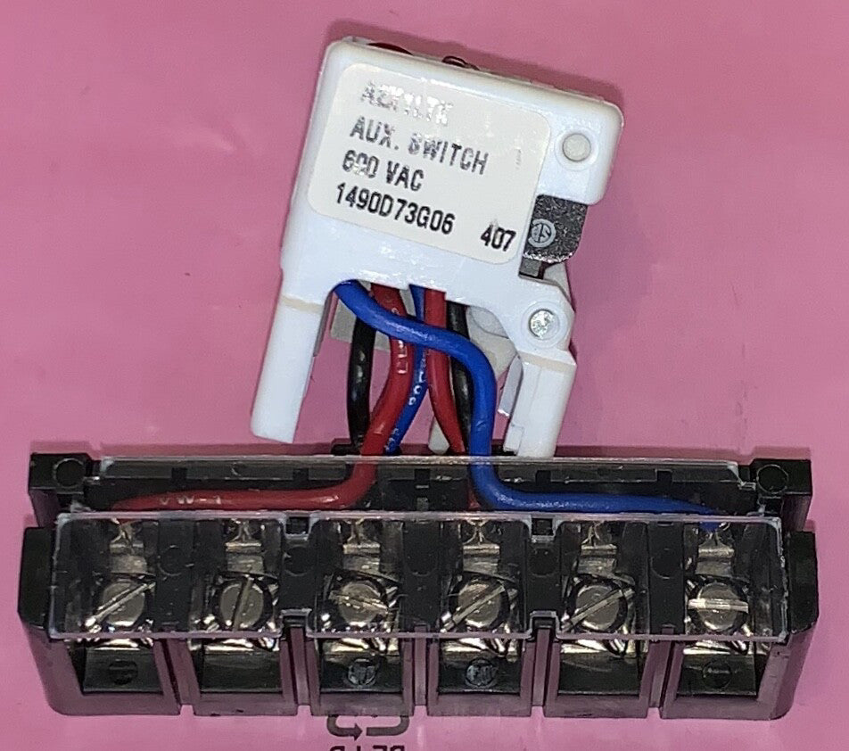CUTLER HAMMER A2X1LTK F Frame Double Auxiliary with Terminal Block 1490D73G06