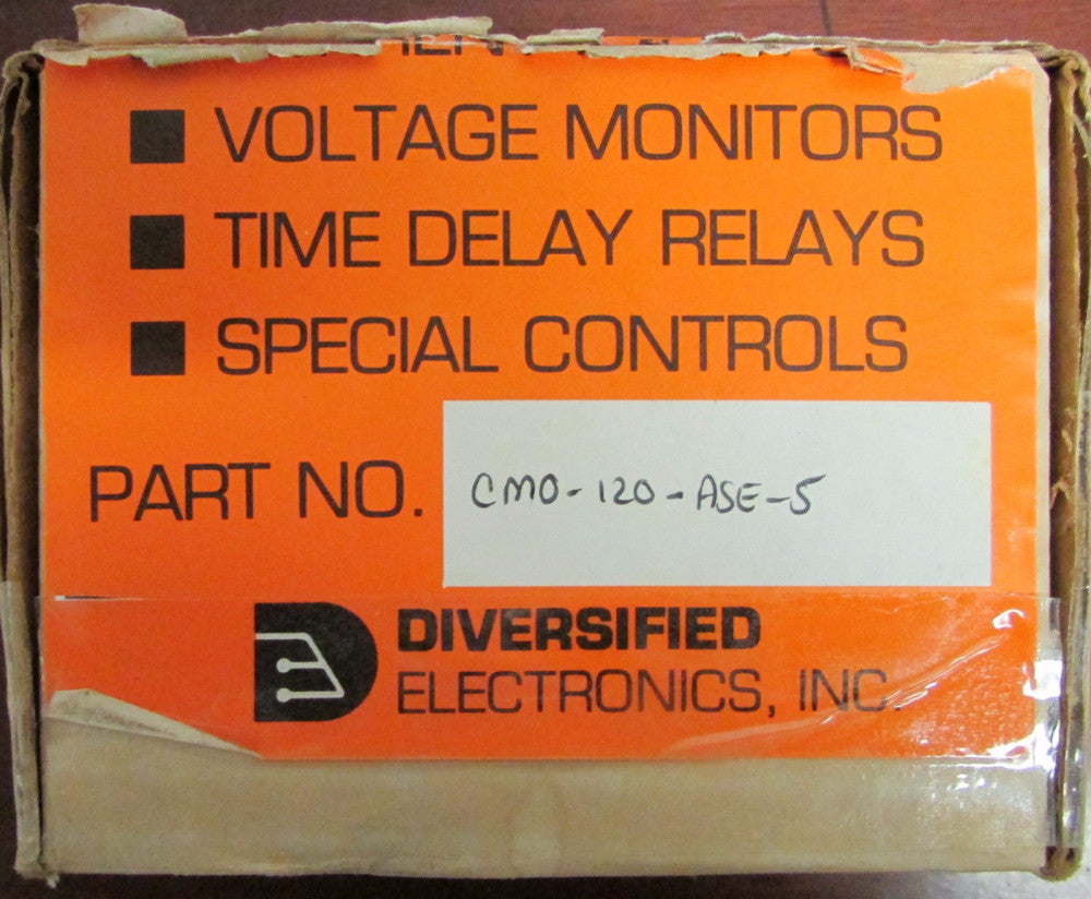 DEI ATC DIVERSIFIED ELEC CM0 120 ASE 5 AC Over Current Relay CM0-120-ASE-.25