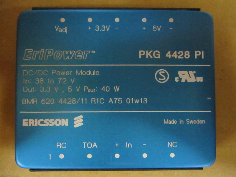 Ericsson - BMR6204428/11R1C - CONV, DC/DC,40W,-48V/5/3.3V