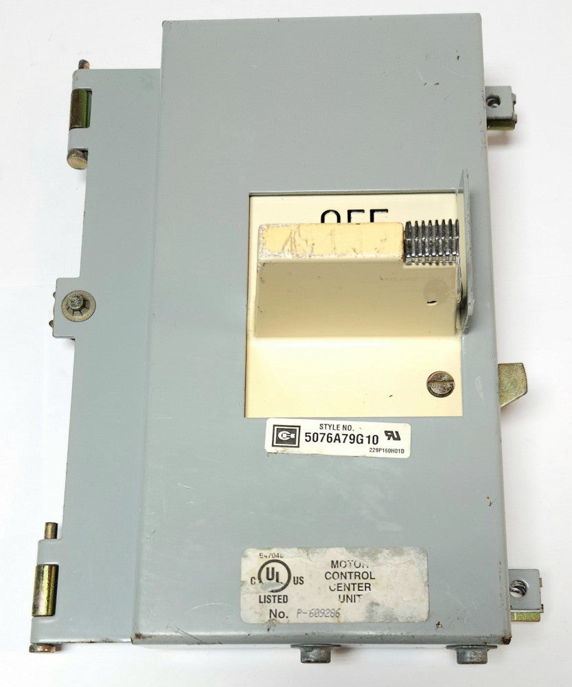 CUTLER HAMMER WESTINGHOUSE CMCU400KD 5076A79G10 MCC Type JA KA LB KD Breaker