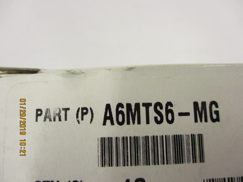 A6MTS6-MG Parker Male Branch Tee Swivel - Push-to-Connect BRAND NEW! LOT OF 5