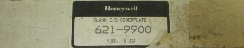 HONEYWELL 621 9900 Blank I/O Cover Plate