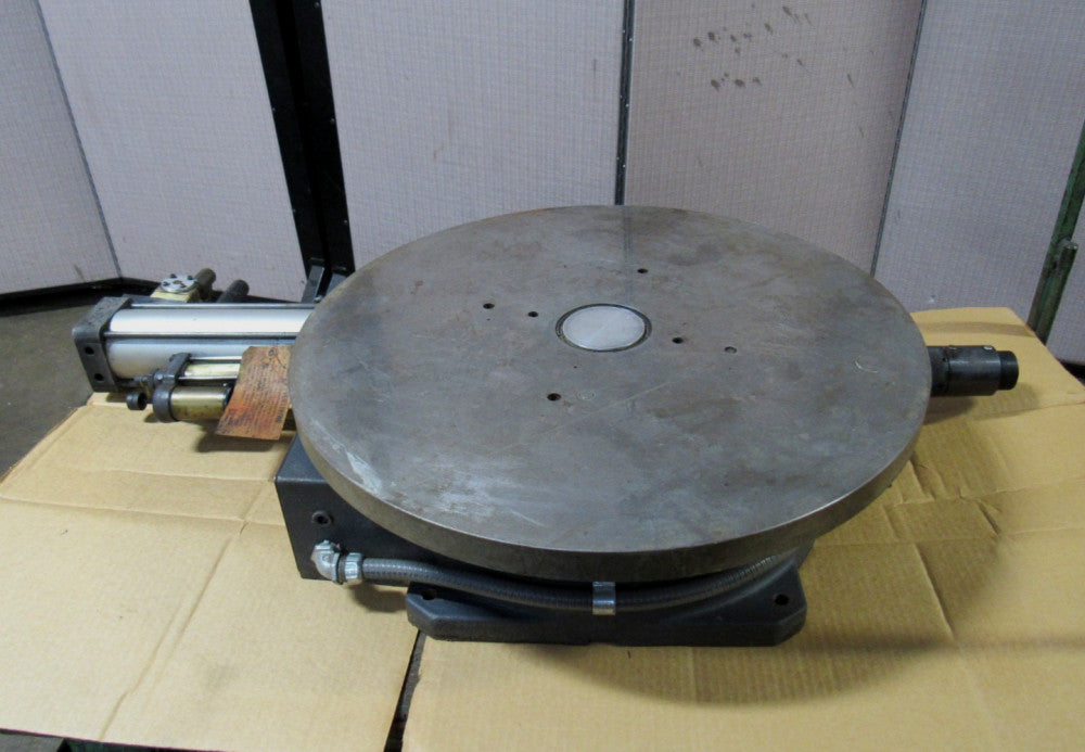 Schrader Bellows 24" Rotary Indexing Table B31161304 115V 1Ph 4 Station