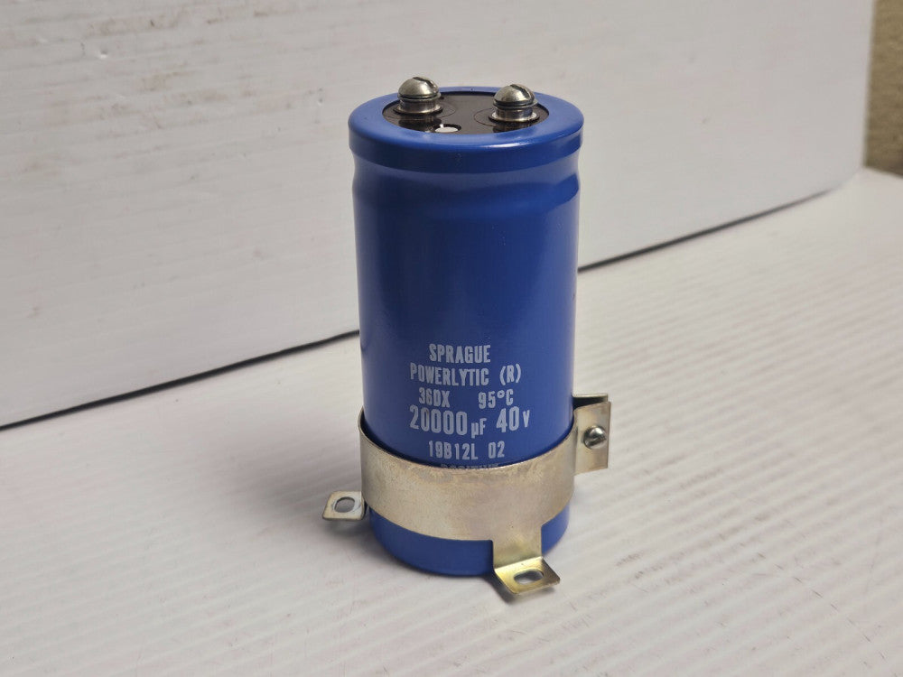 SPRAGUE CAPACITOR 36DX 20000µF 40V - USED