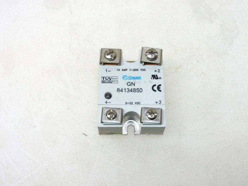 CROUZET GN 84134850 SOLID STATE RELAY 10A 1-200VDC 3-32VDC