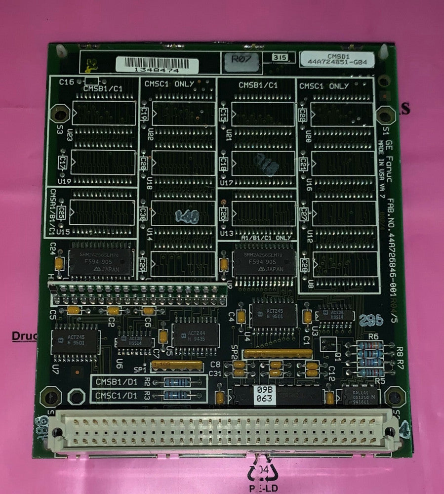 GE FANUC IC697MEM713C 64 KB CMOS Memory Expansion Module