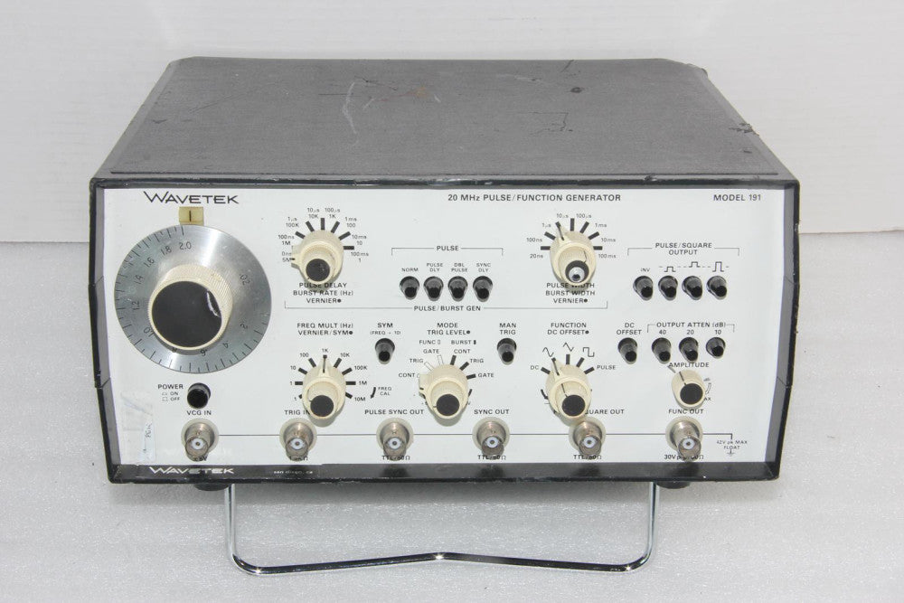 WAVETEK 191 20 MHz Pulse and Function Generator Fair Condition