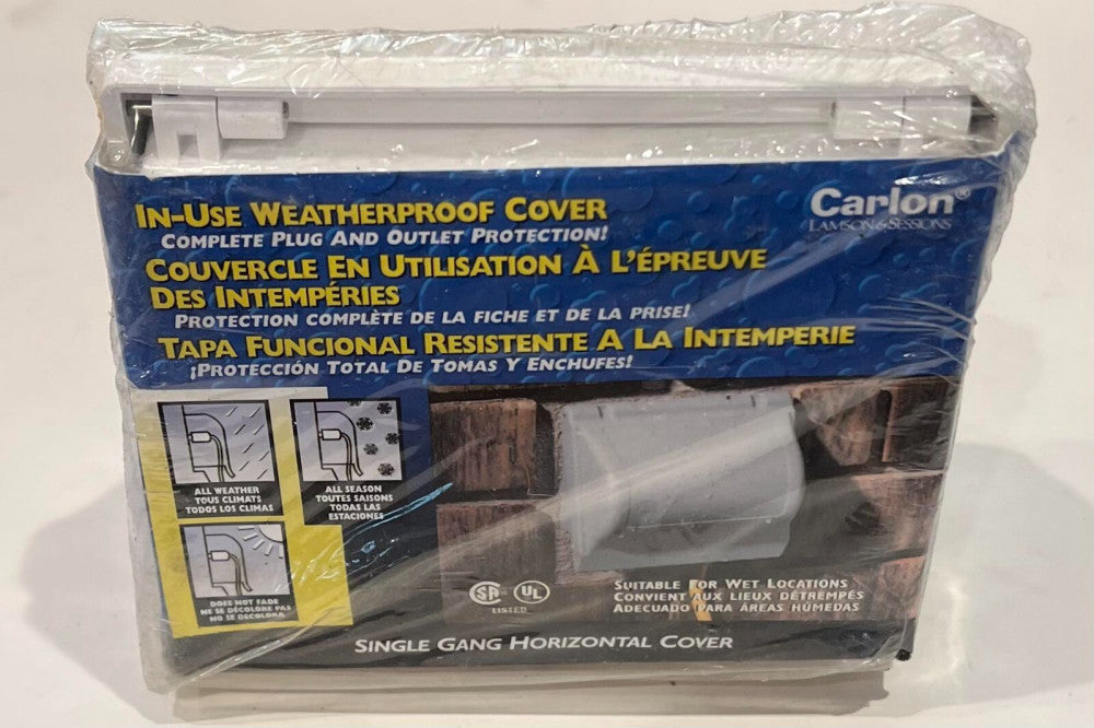 CARLON E9UHWRN2 In Use Weatherproof Single Gang Horizontal Cover