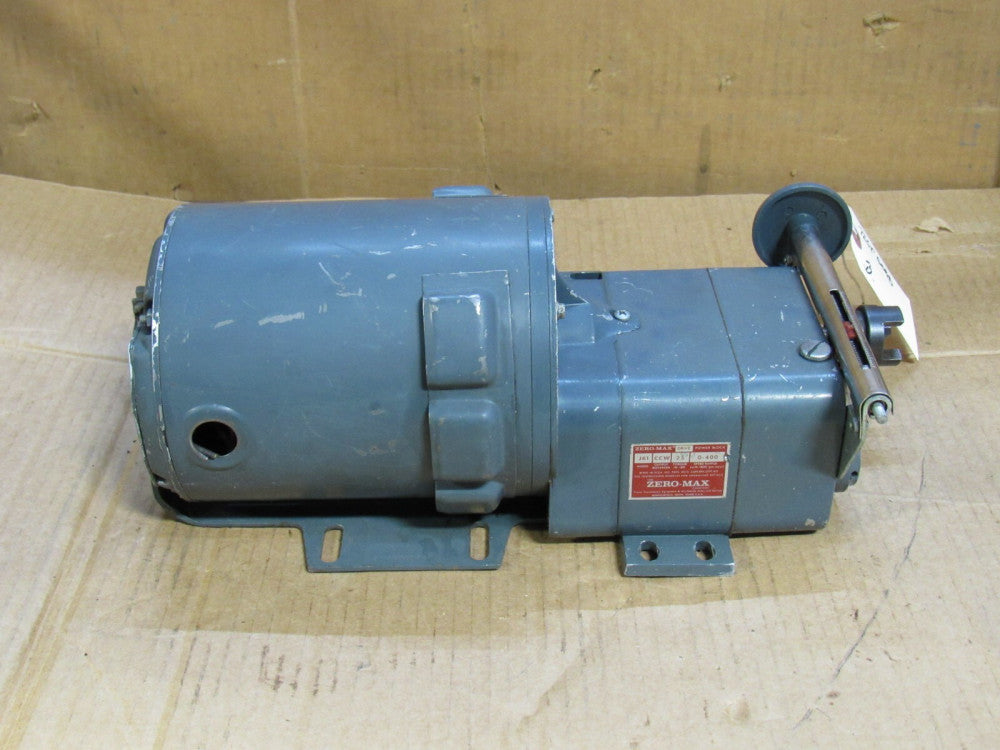 GE MOTOR 5K36EG513 1/4 HP 3PH 230/460V 48 FRAME 1725RPM W/ DRIVE JK1-CCW-250-400