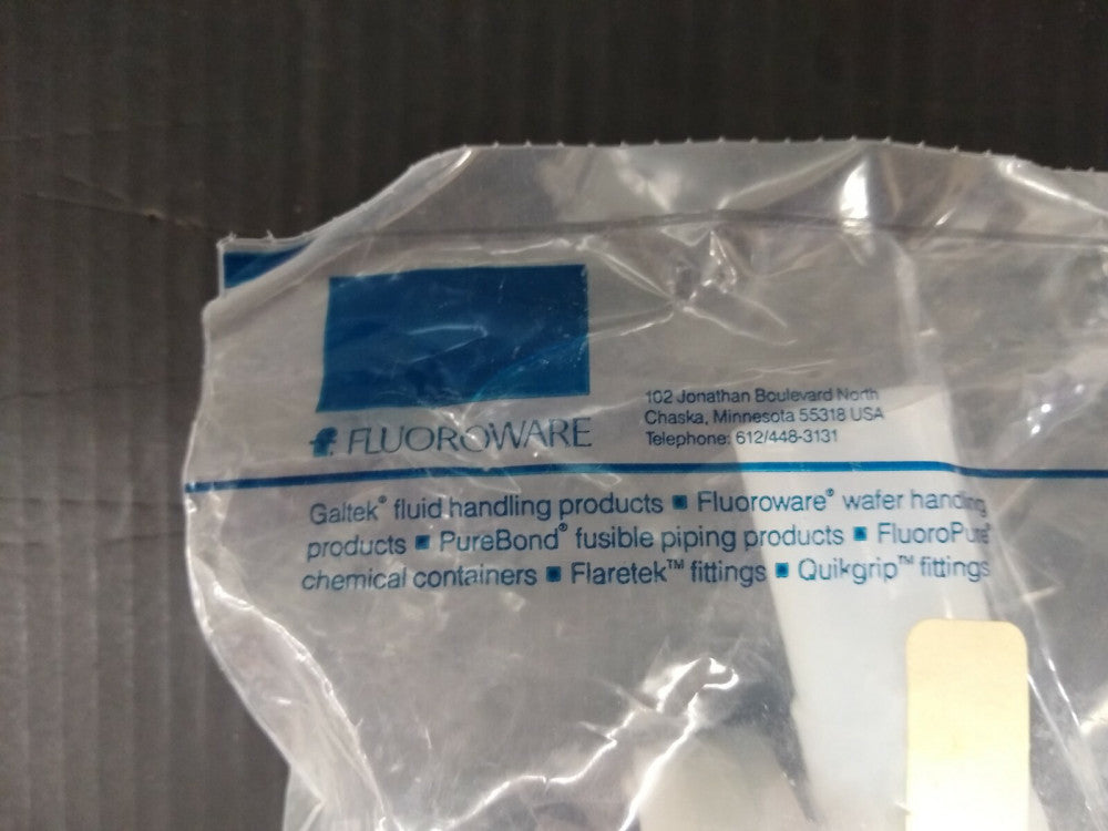 New, Flouroware, 201-16, Valve, Manual, Diaphragm, 1/2" Orifice, 2-Way, 1/4" PB