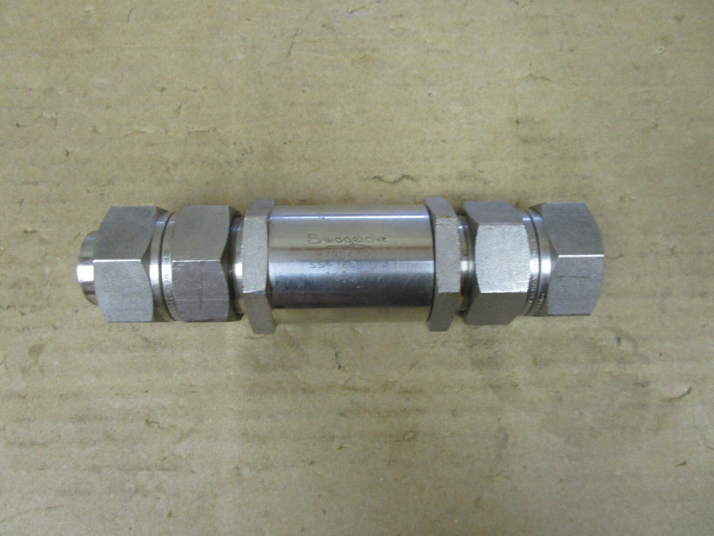 SWAGELOK SS-16C-1/3 S/S POPPET CHECK VALVE 1/3 PSI