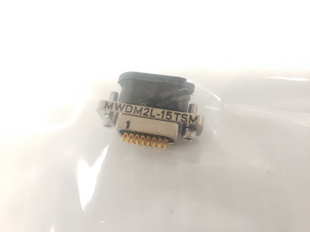 NEW, GLENAIR, MWDM2L-15TSM, Conn Micro D-Subminiature SKT 15 POS Solder Cup