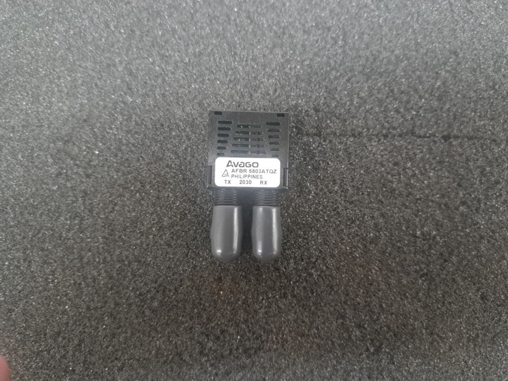 New, Avago, AFBR5803ATQZ, TXRX ETHERNET 3.3V ST 1X9