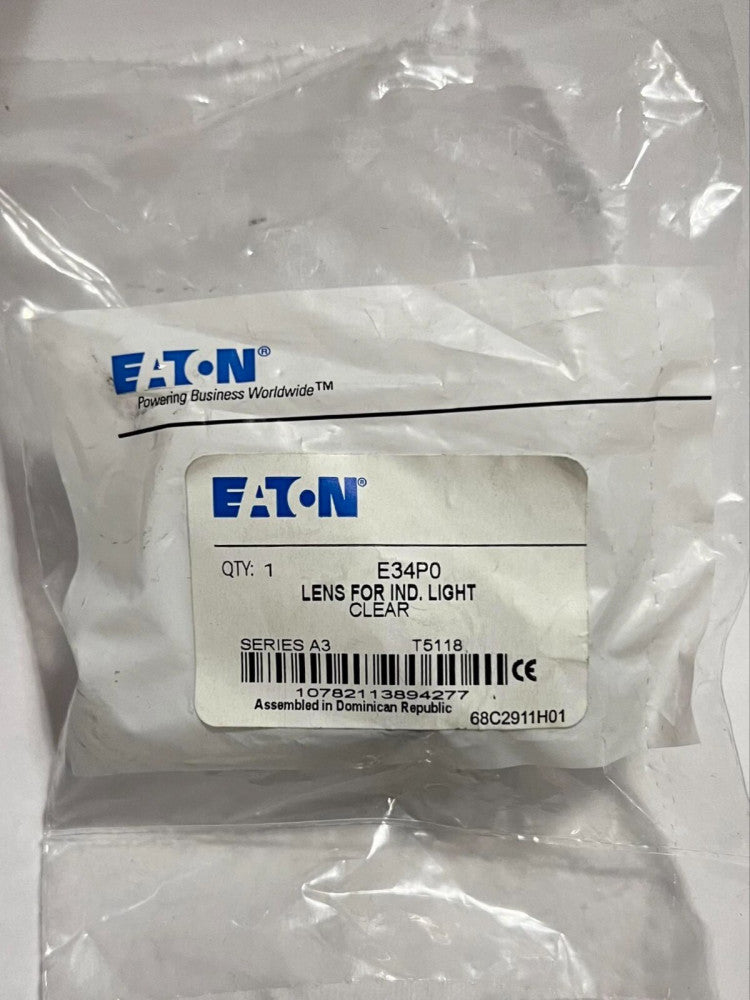 EATON CUTLER HAMMER E34P0 Lens for Indicating Light Clear