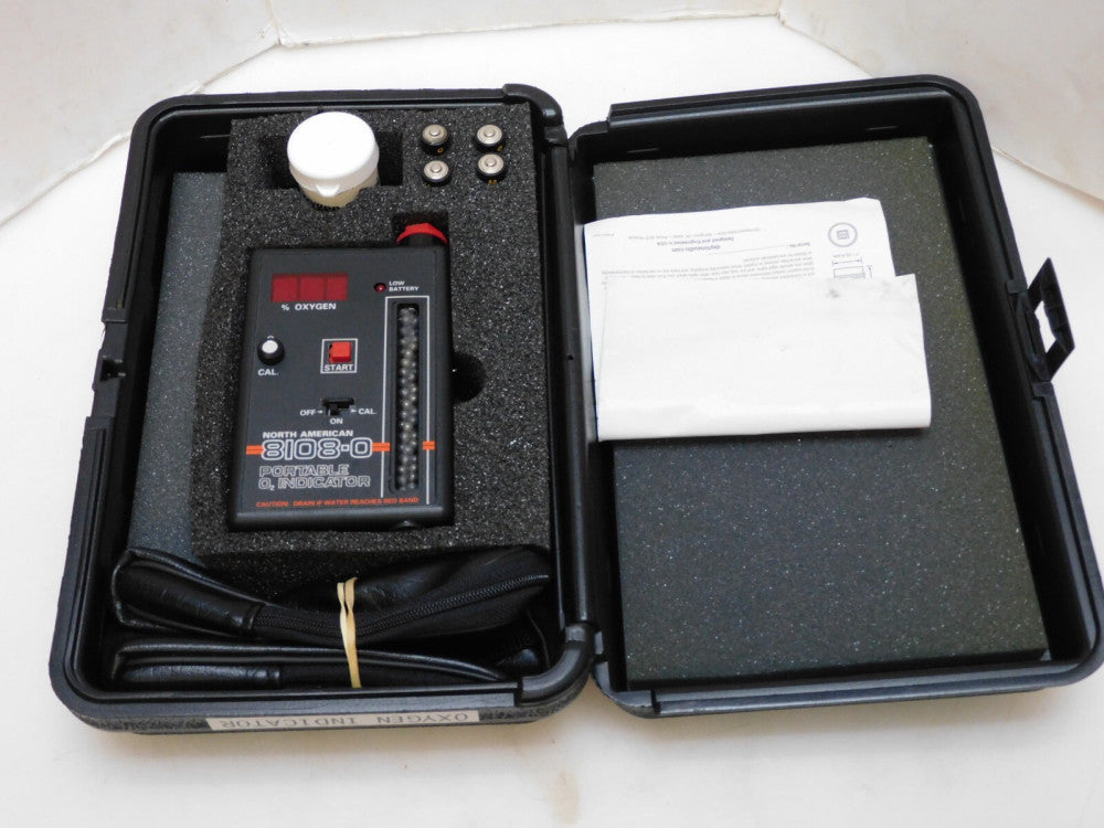 NORTH AMERICAN 8108-0 PORTABLE O2 INDICATOR