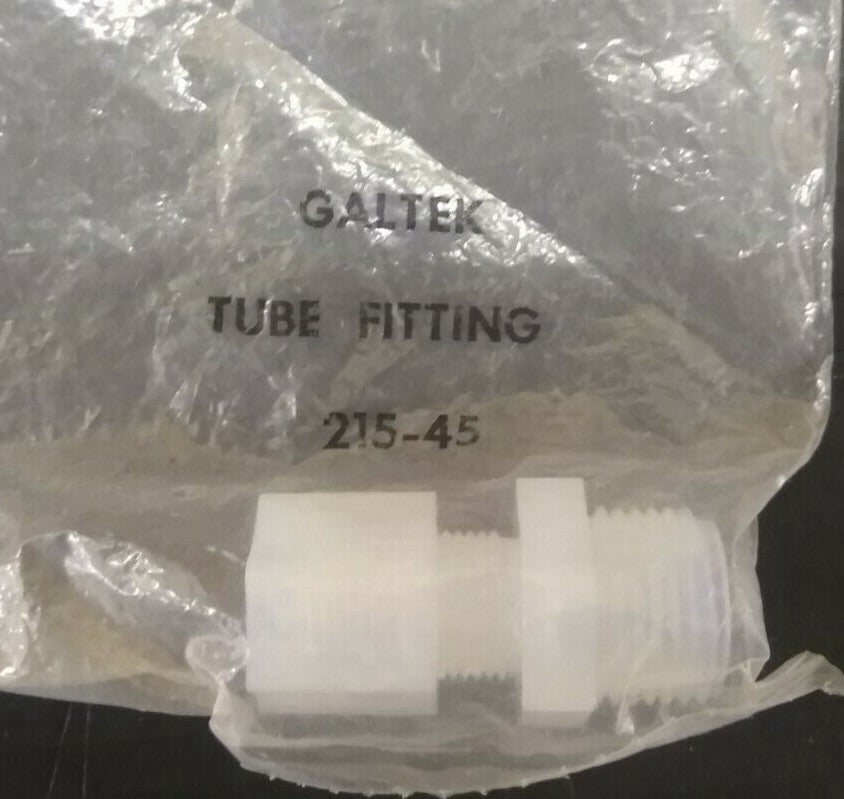 New, Fluoroware, 215-45, FITTING, 1/2" X 3/8" Integral