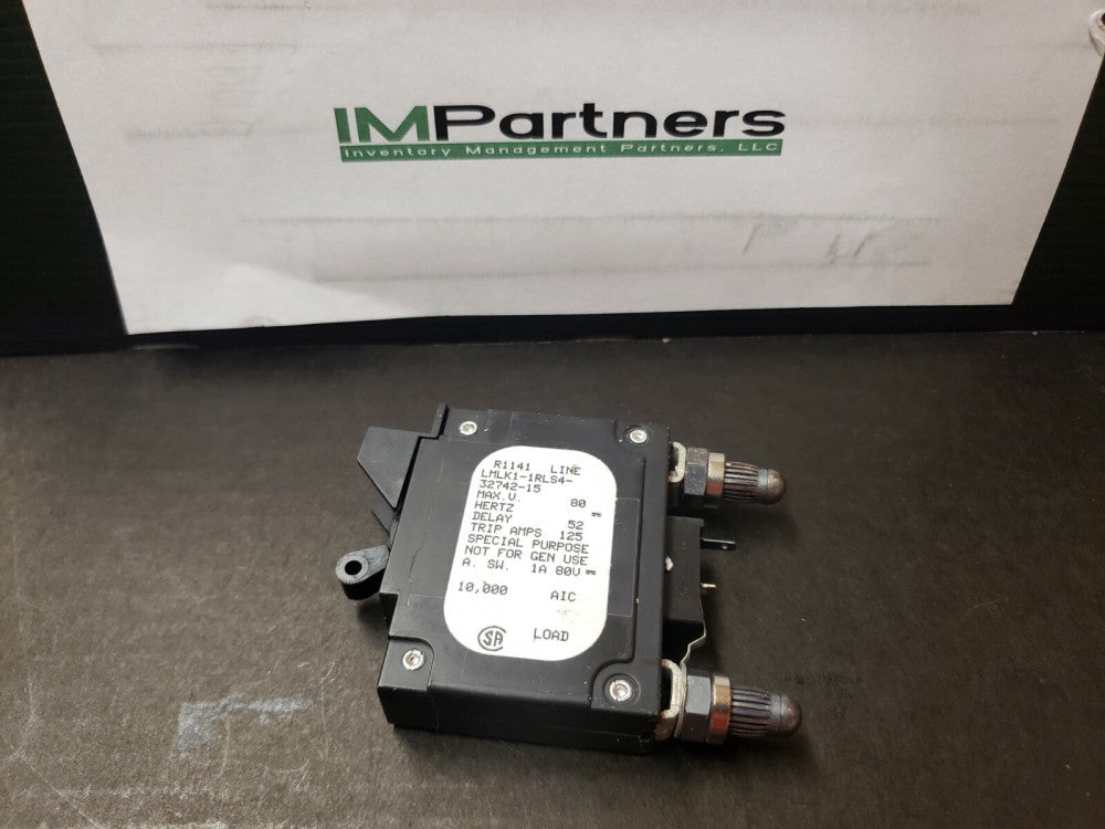 NEW-OPEN BOX, Airpax, LMLK1-1RLS4-32742-15, CIR BRKR MAG-HYDR LEVER