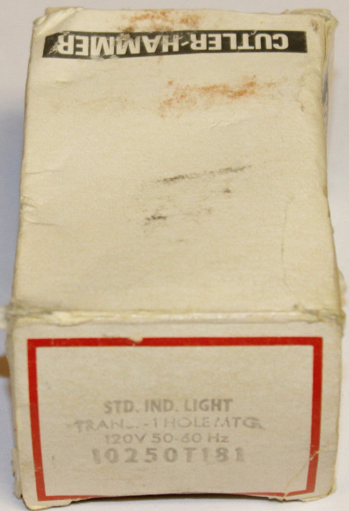 EATON CUTLER HAMMER Standard Indicating Light 120V 10250T 181