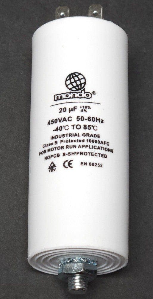 MONDO DUCATI X003K3L3NX Motor Run ENERGIA Capacitor 20μF/450V 450 VAC 20μF 200F