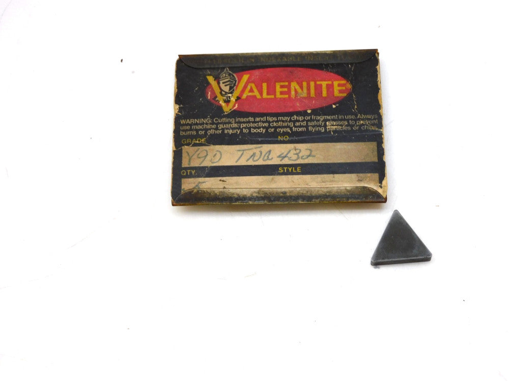 LOT OF 3 VALENITE TNG-432 CARBIDE INSERT V90