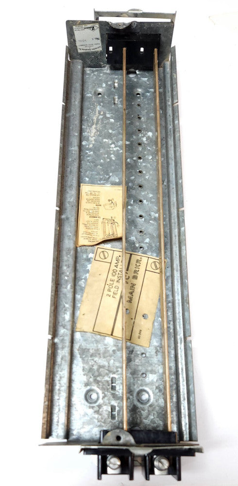 ZINSCO NO.S 47454 NO S 125AMP 16-32 Space Breaker Sub Panel Assembly Copper Buss