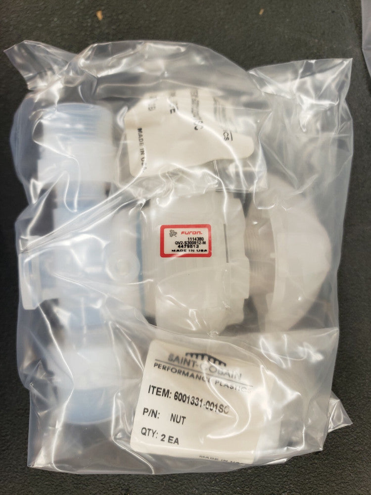 NEW, SAINT-GOBAIN, QV2-S300812-M, 2 Way QV, Qtr Turn, 3/4" S300 Ports