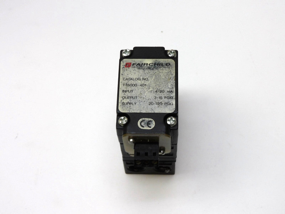 FAIRCHILD TT6000-401 ELECTRIC TO PNEUMATIC TRANSDUCER 3-15 PSIG