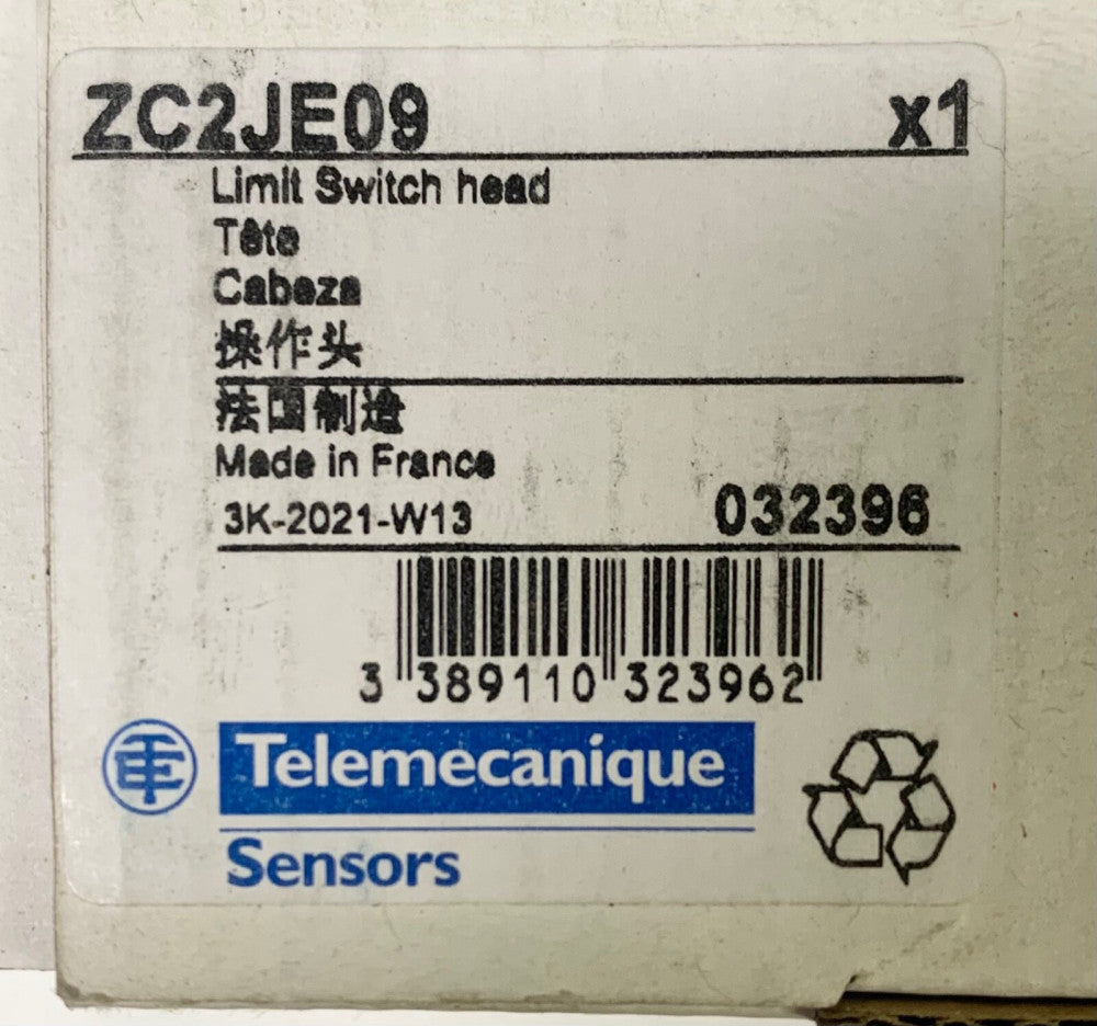 TELEMECANIQUE Sensors ZC2JE09 Limit Switch Head 3K-2021-W13 032396