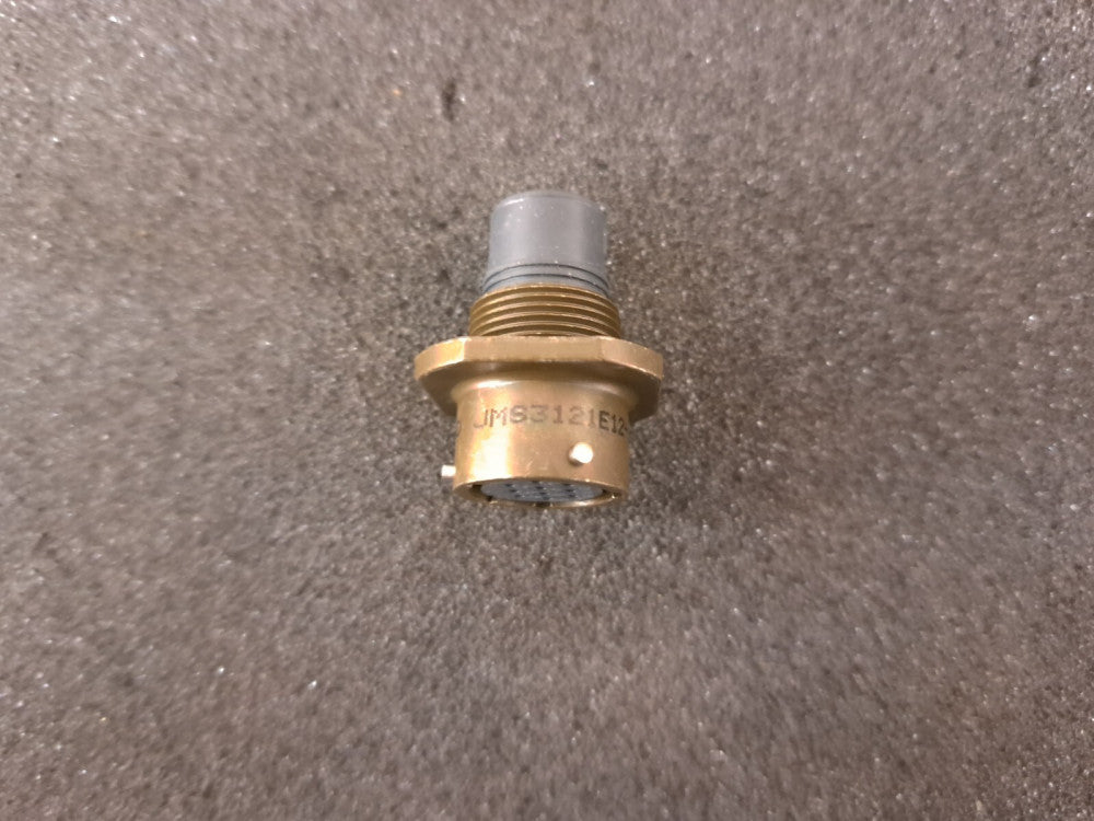New, Amphenol, MS3121E12-10S, CONN RCPT FMALE 10POS GOLD CRIMP