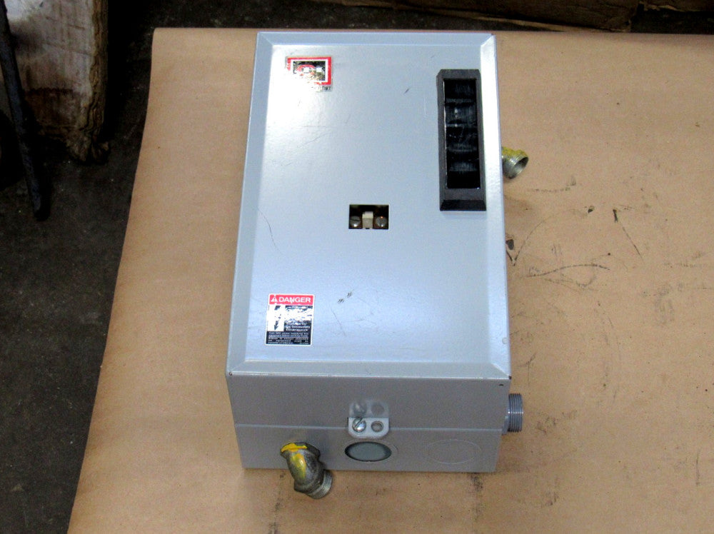CUTLER HAMMER MOTOR STARTER ENCLOSURE ECN0521AAA 84-28692-6 - USED