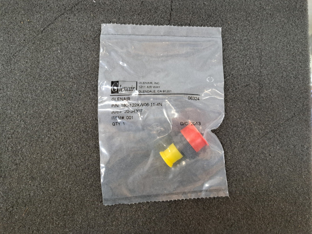 New, Glenair, 180-122XW06-11-4N, FIBER OPTIC CONNECTORS