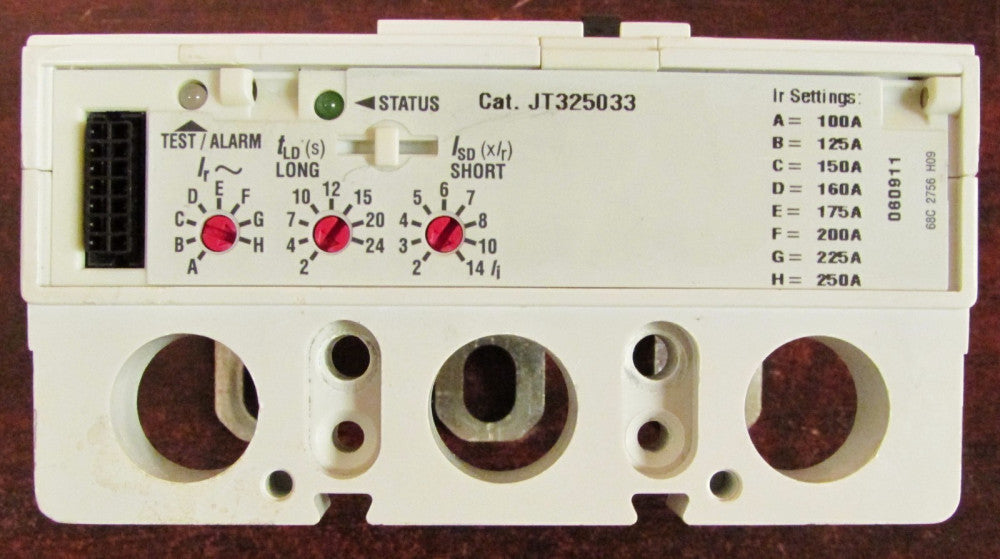 CUTLER HAMMER JT325033 Electronic Trip Unit 3 Pole 250Amp 100-250 Amp 69D2805G04
