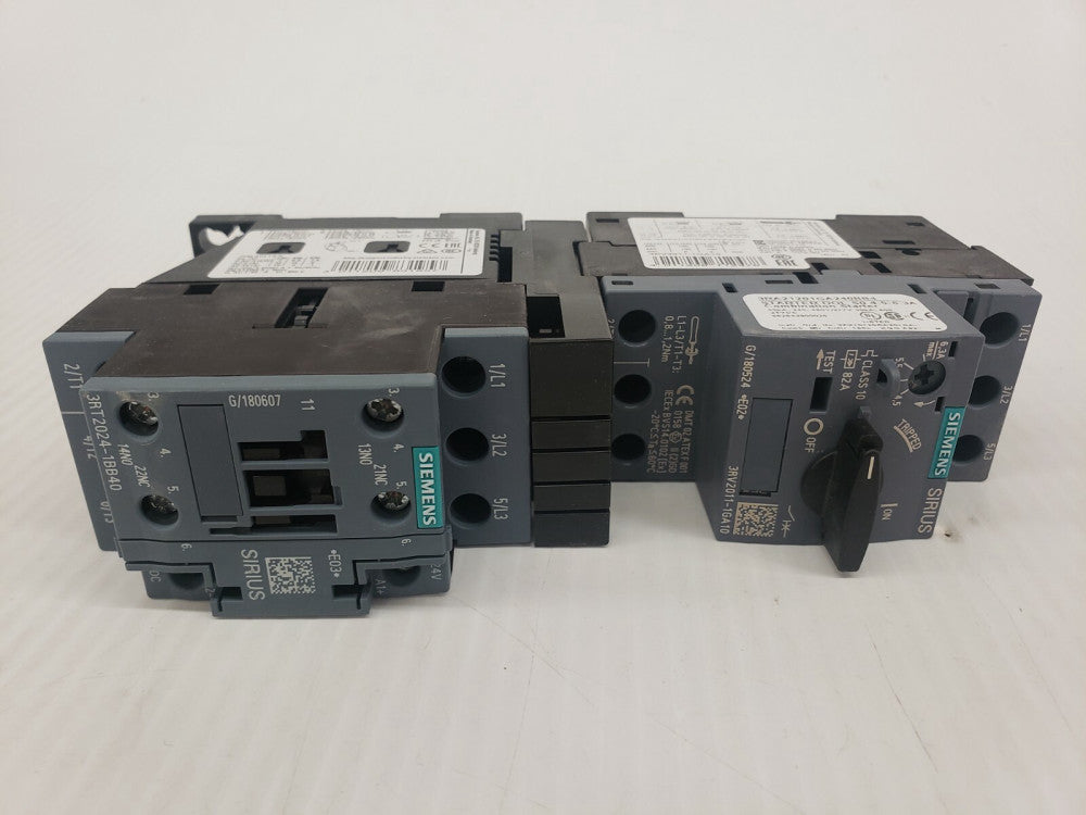 NEW, SIEMENS, 3RA21201GA240BB4, LOAD FEEDER FUSELES, DIRECT-ON-LINE STARTING