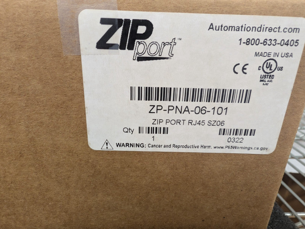 New, Automation Direct, ZP-PNA-06-101, Panel Interface Connector (1) RJ45 Port