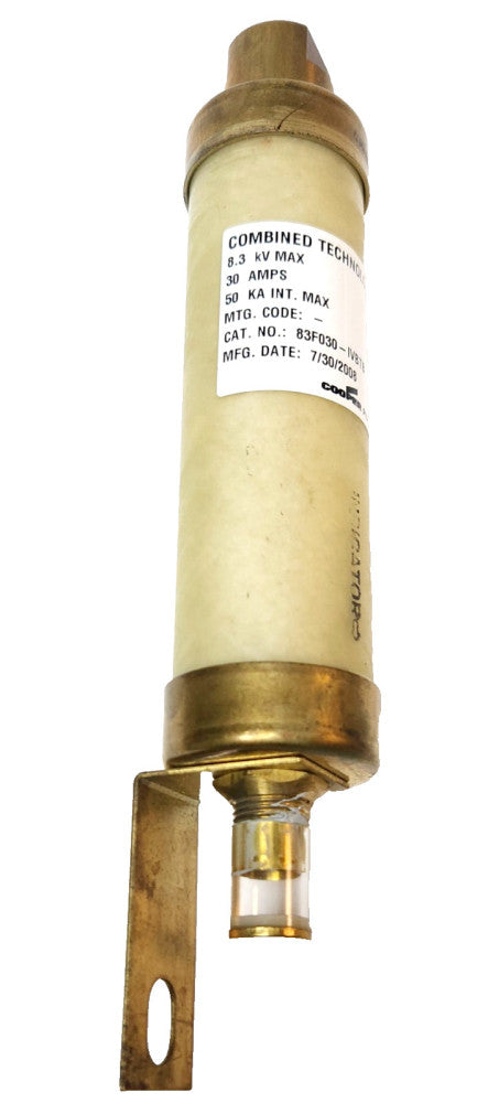 COOPER POWER 83F030 IVBTB 30 AMP 8.3 KV X Limiter Fuse 50 KA Combined Technologi