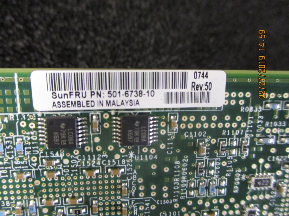 501-6738-10 SUN MICRO PCI-X 4 PORT ETHERNET CARD BRAND NEW!