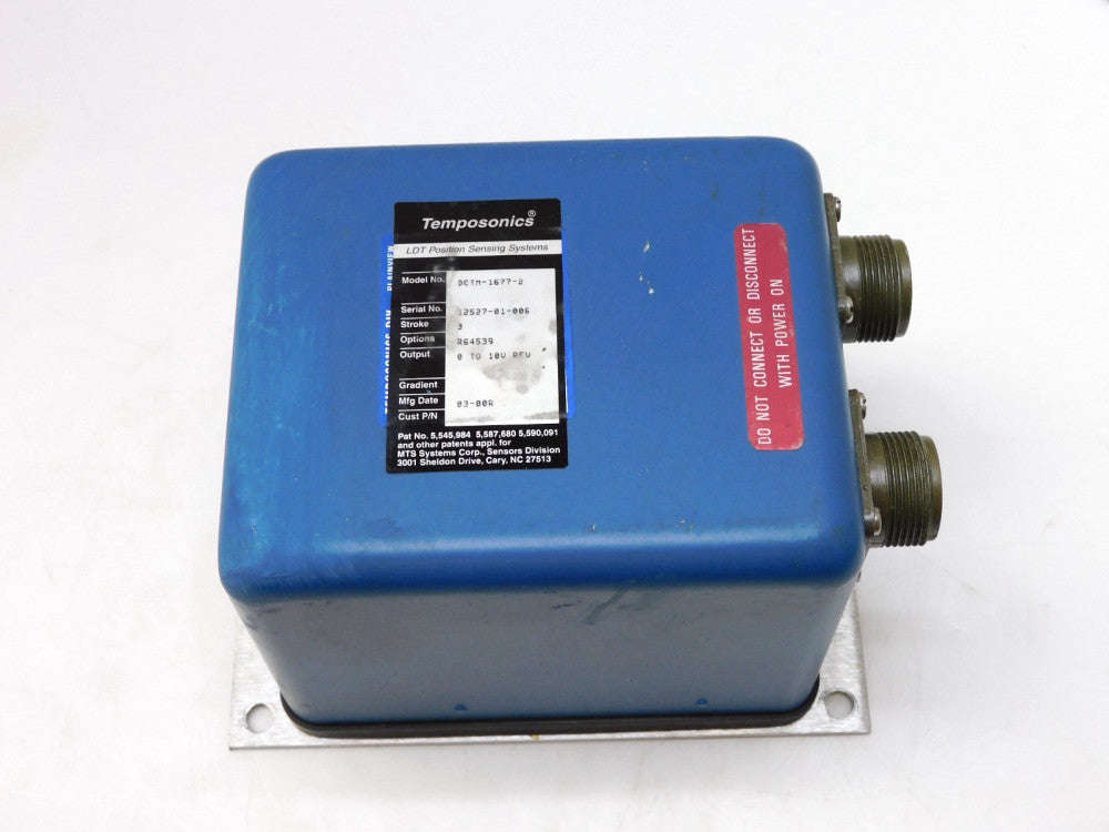 TEMPOSONICS DCTM-1677-2 LDT POSITION SENSING SYSTEM 3" STROKE 10V