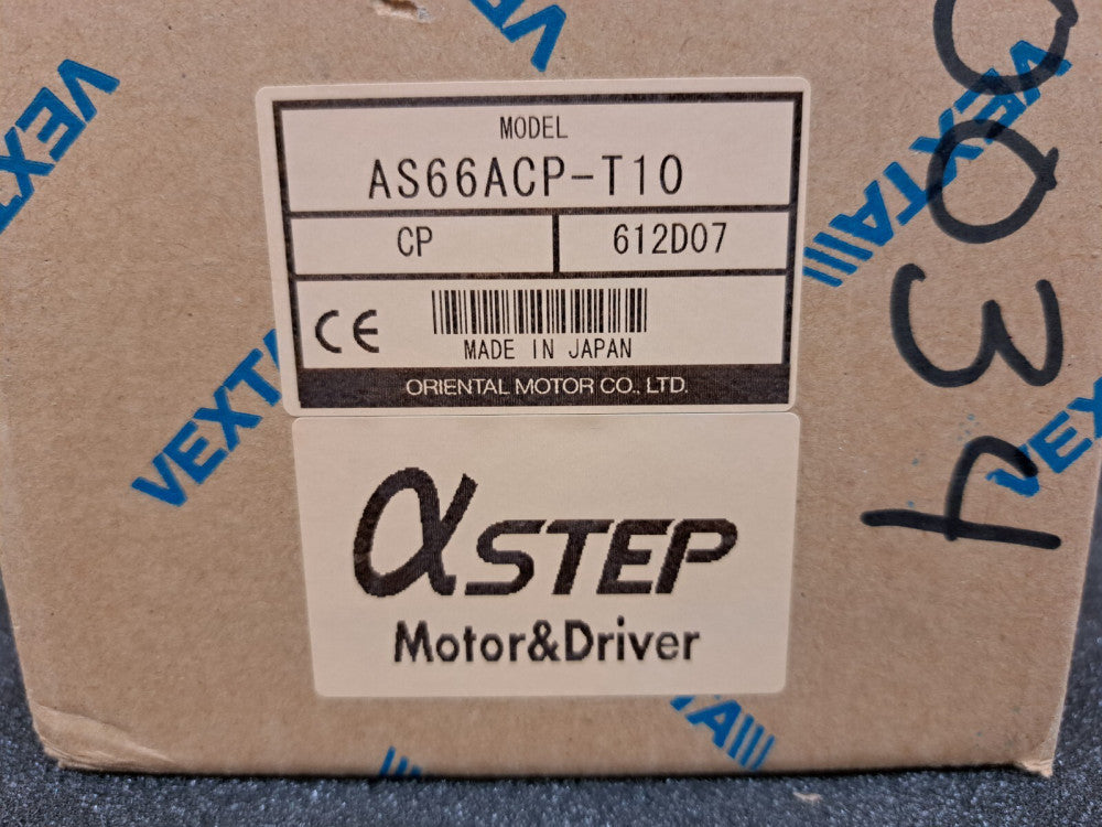 New, Oriental Motors, AS66ACP-T10, AlphaStep Closed Loop Step Motor and Driver
