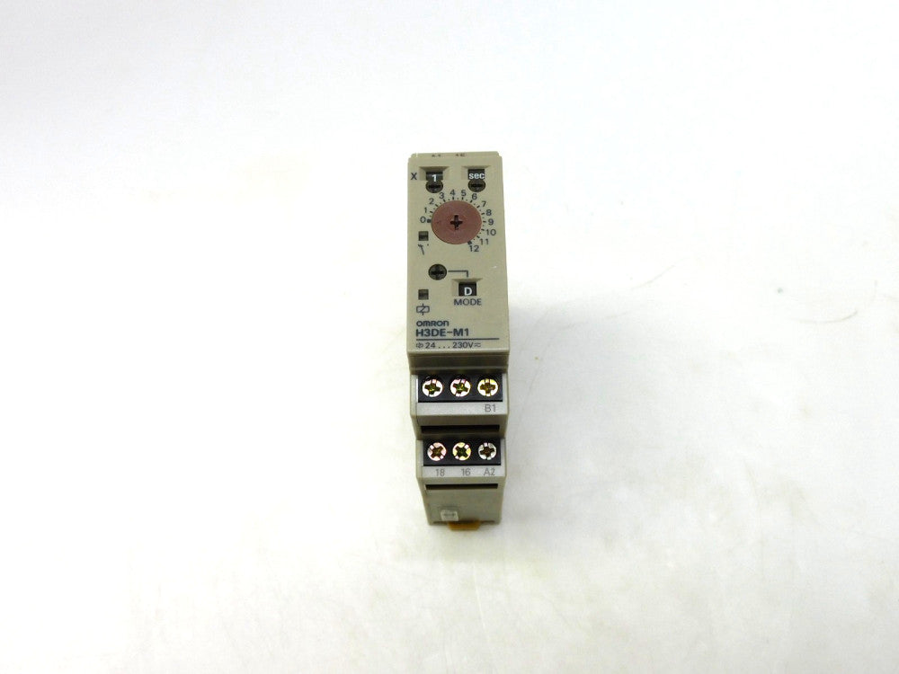 OMRON H3DE-M1 TIMER RELAY 24-230VAC/DC