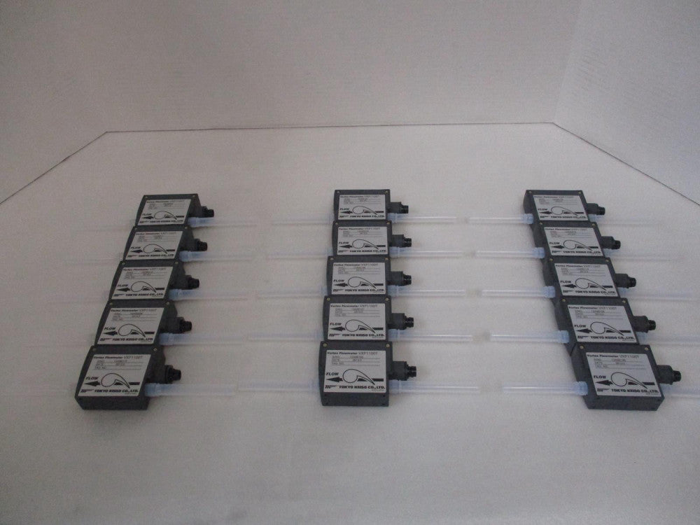 TOKYO KEISO LOT OF 15 VXP1100TT VORTEX FLOWMETER