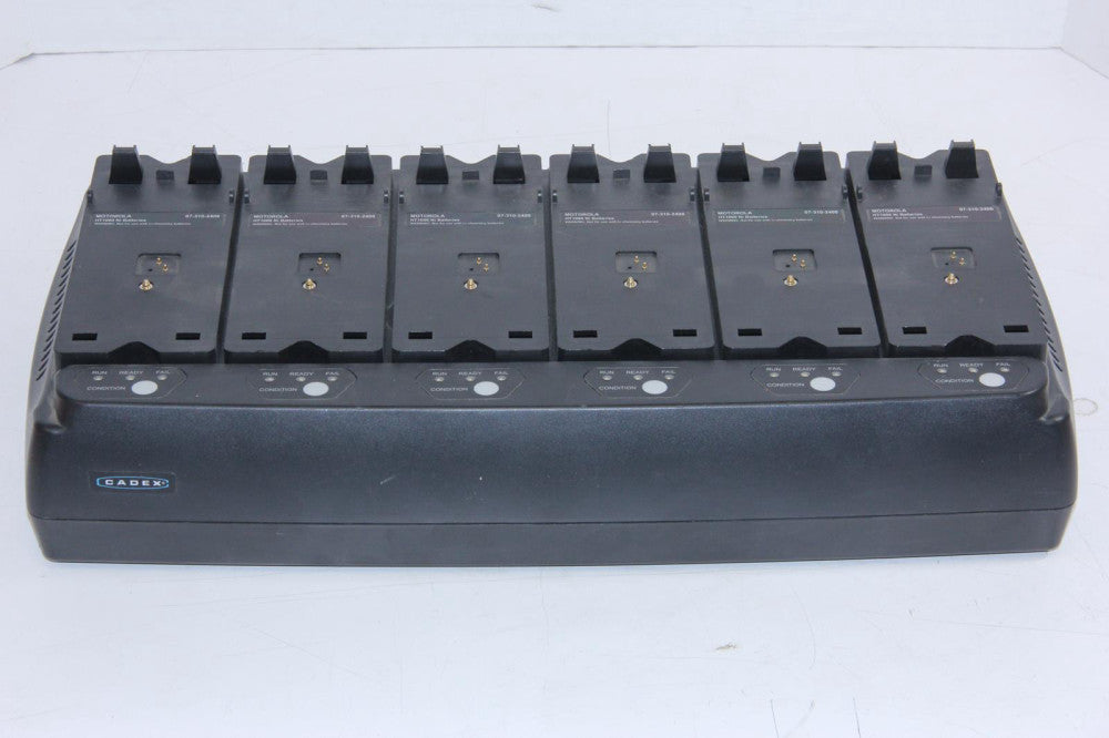 CADEX ELECTRONICS UCC6 6-Slot Battery Conditioning Charger for Motorola