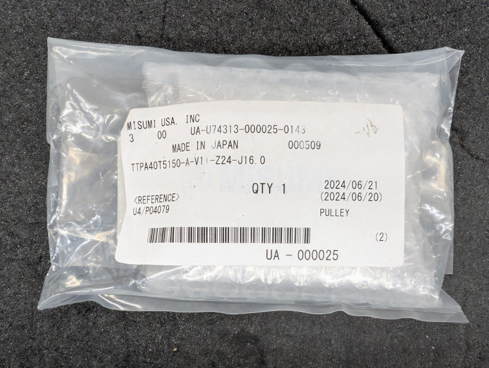 New, Misumi, TTPA40T5150-A-V11-Z24-J16, T5 TIMING BELT PULLEY