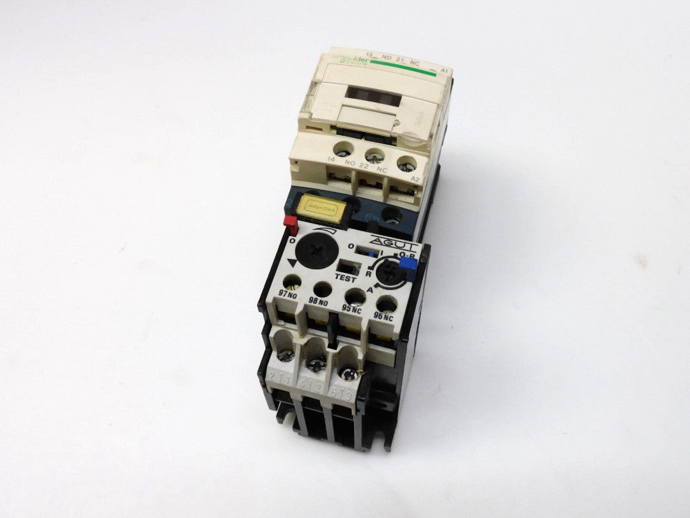 SCHNEIDER ELECTRIC LC1D12 STARTER 480V COIL W/ JOSLYN CLARK RIL0-5,25 4-6.5A