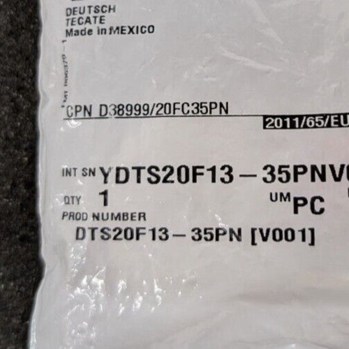New, TE Connectivity, D38999/20FC35PN, CONNECTORS